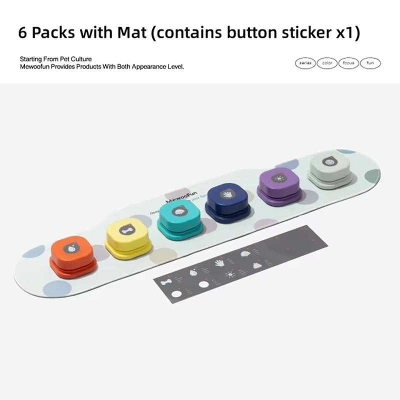 TalkiPaws Smart Button Set β Teach Your Pet to Speak with a Paw